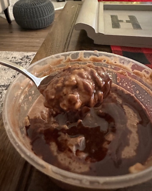 Protein Overnight Oats- Chocolate Peanut Butter