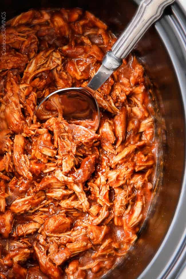 Slow Cooked Shredded BBQ Chicken (GF)