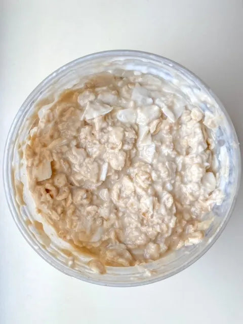 Protein Overnight Oats- Coconut Cream